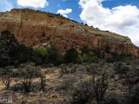 USA 2013 - 3779 - Ghost Ranch near Abiquiu-Box Canyon TrailPanorama