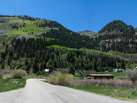 USA 2013 - 4906 - from Durango to Silverton - Hermosa CliffsPanorama5