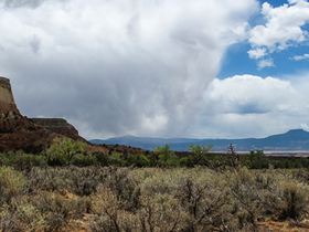 USA 2013 - 3780 - Ghost Ranch near Abiquiu-Box Canyon TrailPanorama