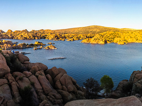 USA 2013 - 7957- Watson Lake - Sunset Panorama9-10 Kopie