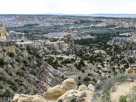 USA 2013 - 3942 - Lybrook Badlands Viewpoint Panorama4
