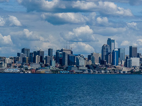USA 2014 - Pano1 - Ferry Bainbridge Island-Seattle-