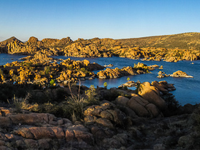 USA 2013 - 7985 - Watson Lake - Sunset Panorama1 Kopie